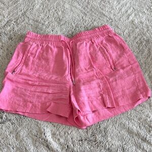 Athleta Pink Women's Linen Shorts